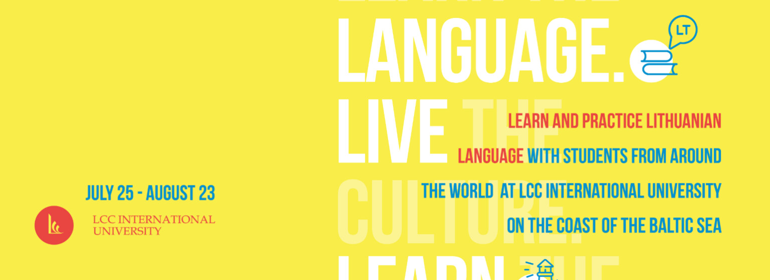 Apply for the Intensive Lithuanian Language and Culture course
